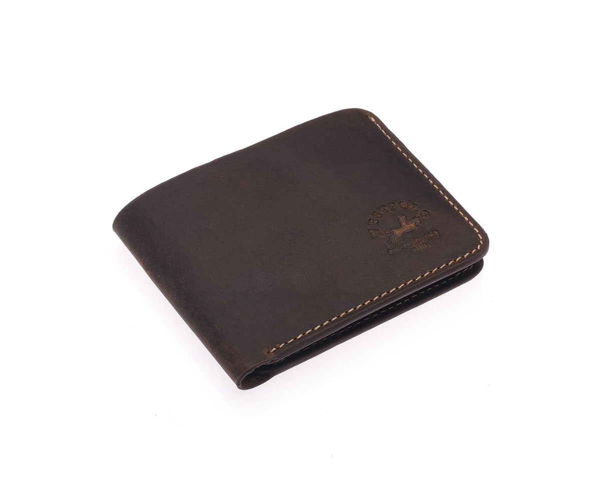 Portefeuille homme Westpolo en cuir Crazy véritable (1419C)