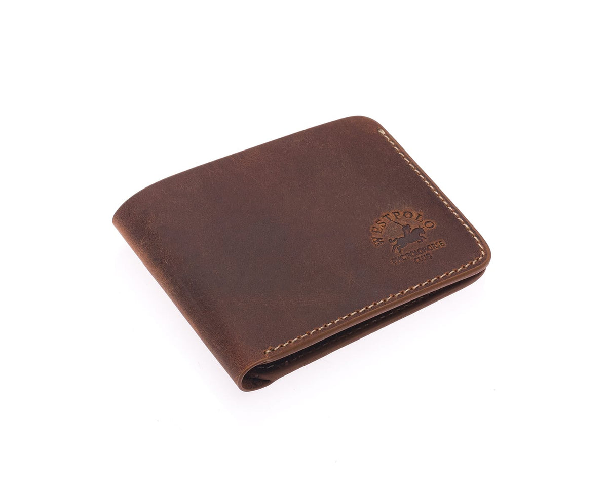 Portefeuille homme Westpolo en cuir Crazy véritable (1419C)