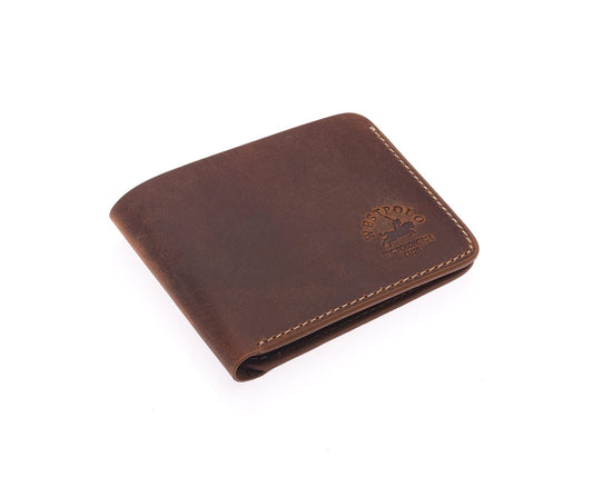 Westpolo Genuine Crazy Leather Men's Wallet (1419C)