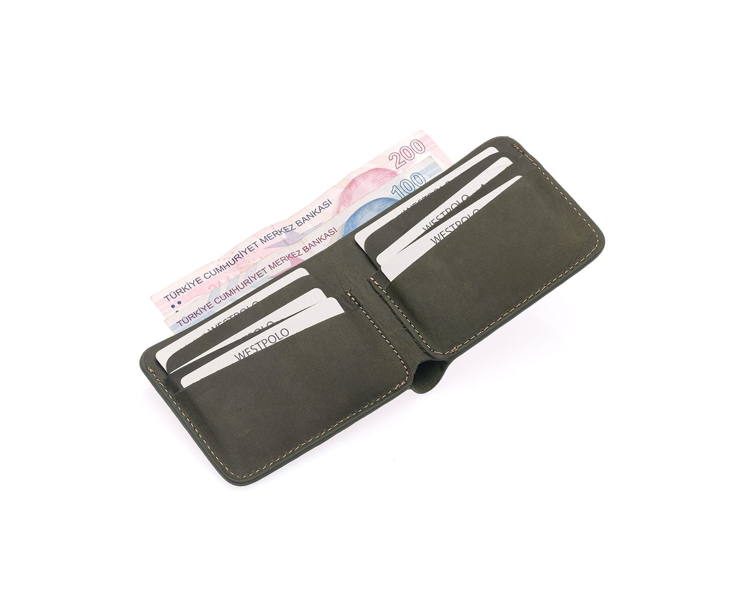 Westpolo Genuine Crazy Leather Men's Wallet (1419C)