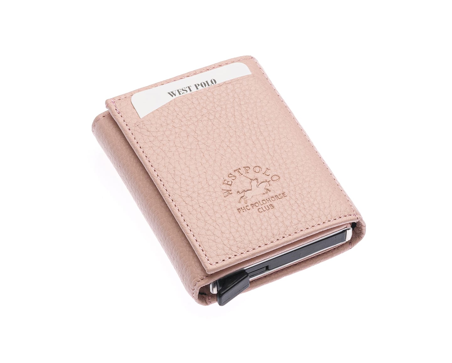 Westpolo Safari Large Card Holder Genuine Leather Unisex Mechanism Wallet (5550)