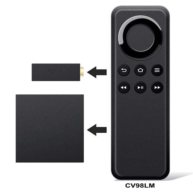 CV98LM Replacement Remote Control for Amazon Fire TV Stick – Universal Wireless Remote with Easy Pairing, Durable Design &amp; Plug‑and‑Play Compatibility