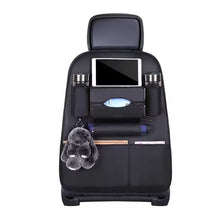 Car Seat Back Organizer – 1Pc Leather Car Storage for Kids’ Toys, Travel Essentials & Daily Use | Black Tidy Backseat Organizer for Parents & Drivers