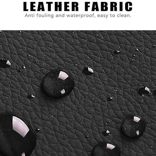 Car Seat Back Organizer – 1Pc Leather Car Storage for Kids’ Toys, Travel Essentials & Daily Use | Black Tidy Backseat Organizer for Parents & Drivers