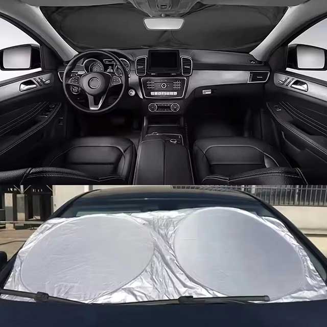 Car Window Sunshade Cover – Foldable Windshield Visor & UV Protection Curtain for Front/Side Windows | Auto Styling Accessory