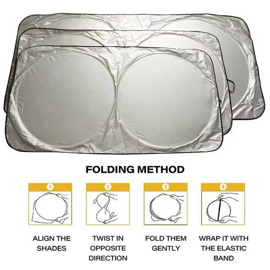 Car Window Sunshade Cover – Foldable Windshield Visor & UV Protection Curtain for Front/Side Windows | Auto Styling Accessory