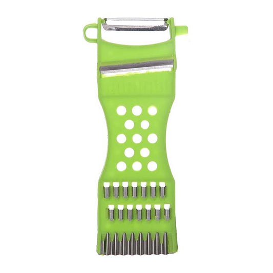 Handheld Carrot Grater & Vegetable Cutter – Multifunctional Kitchen Tool for Slicing, Mashing & Peeling