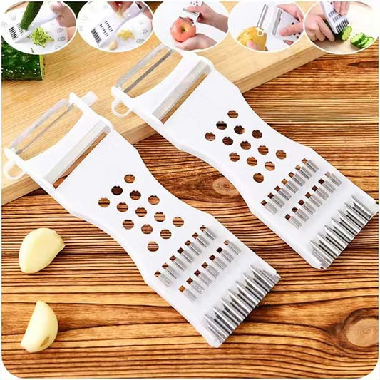 Handheld Carrot Grater & Vegetable Cutter – Multifunctional Kitchen Tool for Slicing, Mashing & Peeling