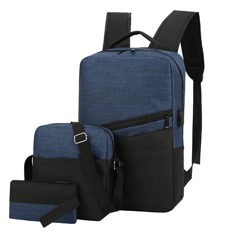 Three-piece School  Three-piece School Backpack (EGB005)
