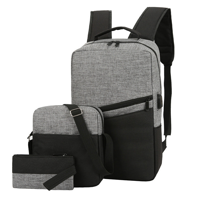 Three-piece School  Three-piece School Backpack (EGB005)