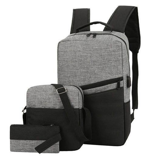 Three-piece School  Three-piece School Backpack (EGB005)