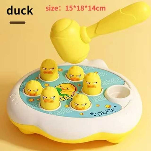 Cartoon Whac-A-Mole Montessori Toy – Animal-Themed Knocking Game for Toddlers & Kids, Educational Birthday Gift for Boys & Girls