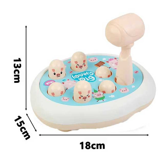 Cartoon Whac-A-Mole Montessori Toy – Animal-Themed Knocking Game for Toddlers & Kids, Educational Birthday Gift for Boys & Girls