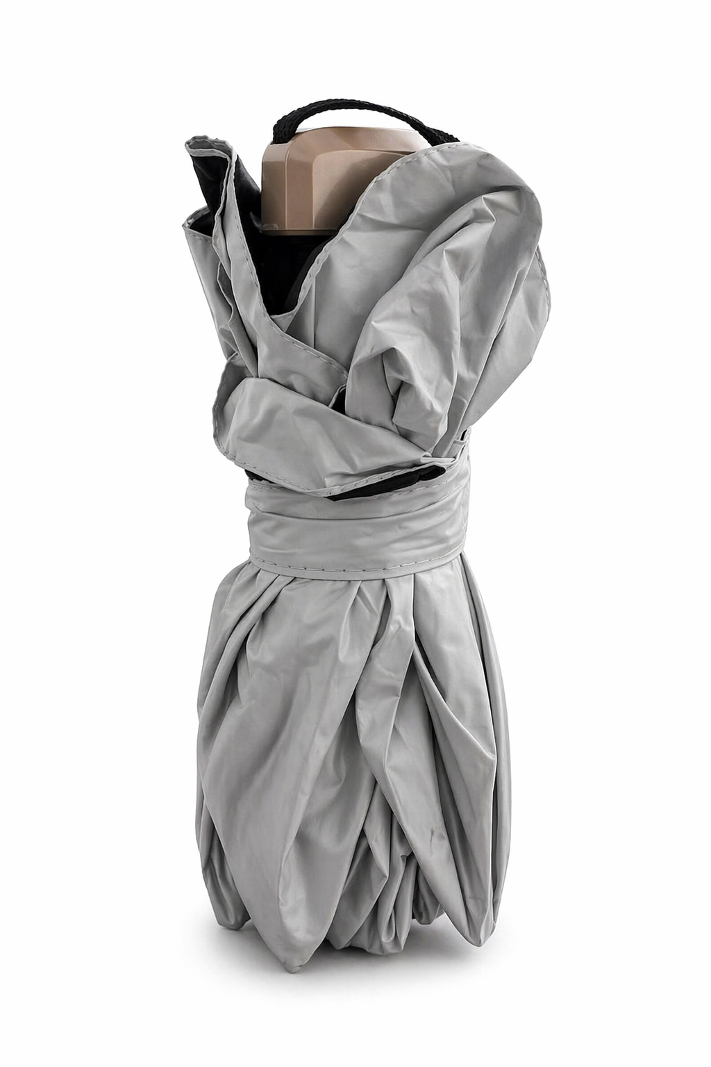 Compact Foldable Umbrella – Portable Waterproof Travel Umbrella with Protective Cover