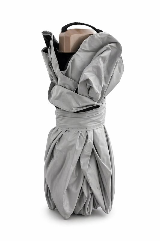 Compact Foldable Umbrella – Portable Waterproof Travel Umbrella with Protective Cover