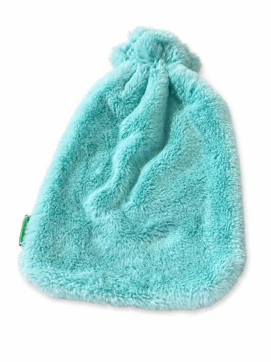 Soft Plush Hot Water Bottle Heating Pad – Cozy Fleece Cover for Pain Relief & Warm Comfort