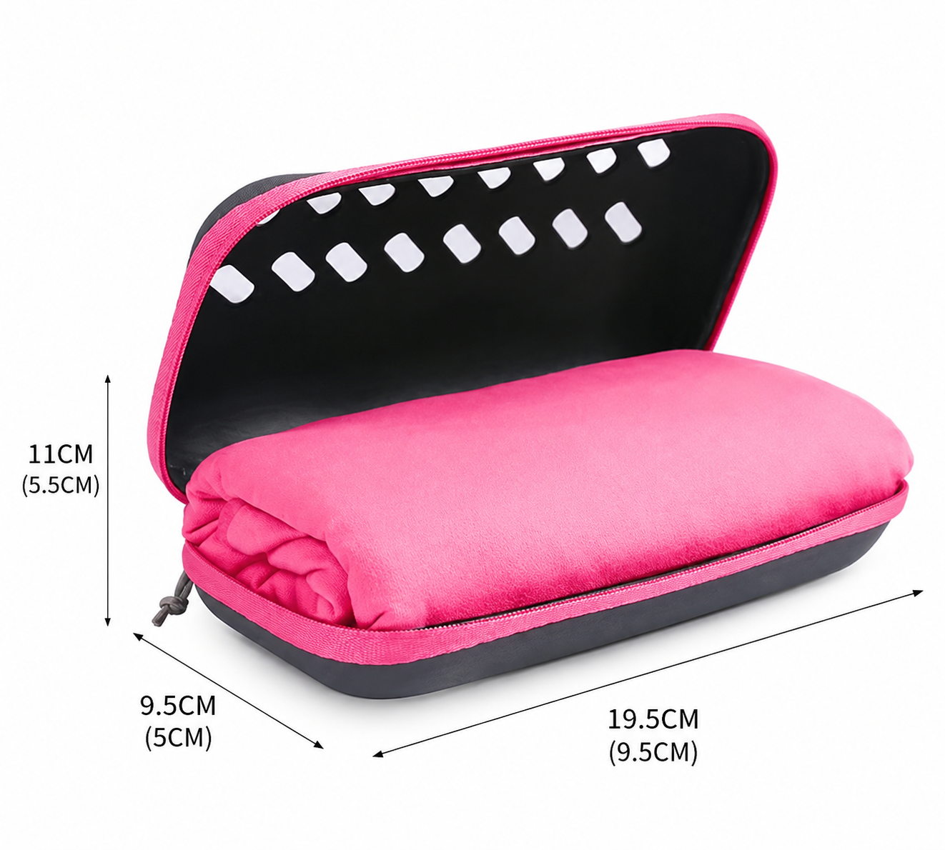 Eono Microfibre Towel – Pink | Ultra-Light, Compact & Quick-Drying Sports, Travel, Beach & Bath Towel