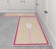 Lot de 2 tapis de cuisine antidérapants – Tapis de cuisine lavables et anti-fatigue