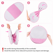 Moustiquaire de lit pliable pour bébé – Tente moustiquaire portable pour nourrisson pour une protection intérieure et extérieure