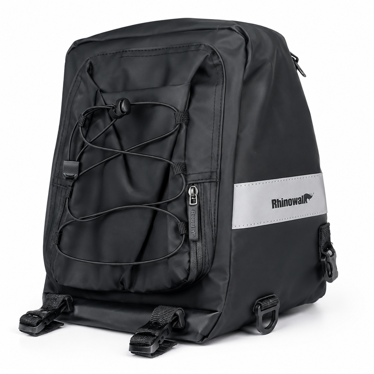 Rhinowalk Foldable Bike Rack Bag – Waterproof Lightweight Cycling Storage Bag with Hooks & Reflective Strip