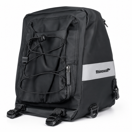 Rhinowalk Foldable Bike Rack Bag – Waterproof Lightweight Cycling Storage Bag with Hooks & Reflective Strip