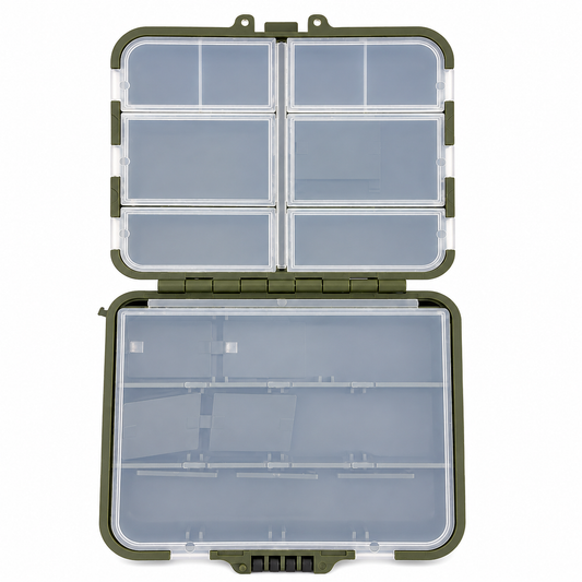 SEO Title: Portable Waterproof Fishing Tackle Box Organizer – Multi-Compartment Storage Case for Hooks, Lures & Accessories