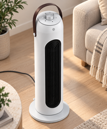 2000W PTC Ceramic Tower Fan Heater – 3 Heat Levels, Fast Heating & Circulation Ventilation