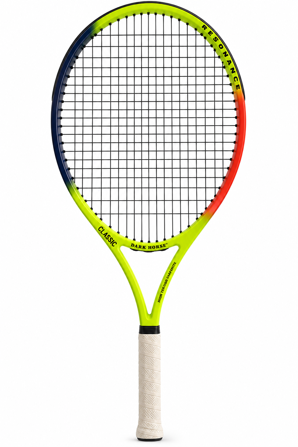 Dark Horse TX 110 Pro Classic Tennis Racket – Grip Size 4 1/4 (L2) with 10 Extra Strings