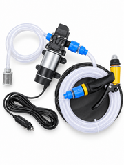TheBlueStone 12V High-Pressure Portable Car Wash Pump Set – 100W, 160 PSI Self-Priming Water Sprayer for Car, Home & Garden