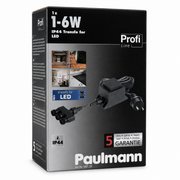 Paulmann 987.59 Transformateur LED IP44 1–6W – Alimentation LED d'extérieur avec connecteur 3 voies