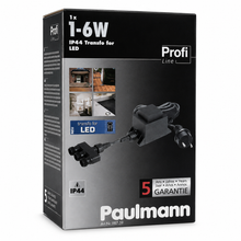 Paulmann 987.59 Transformateur LED IP44 1–6W – Alimentation LED d'extérieur avec connecteur 3 voies