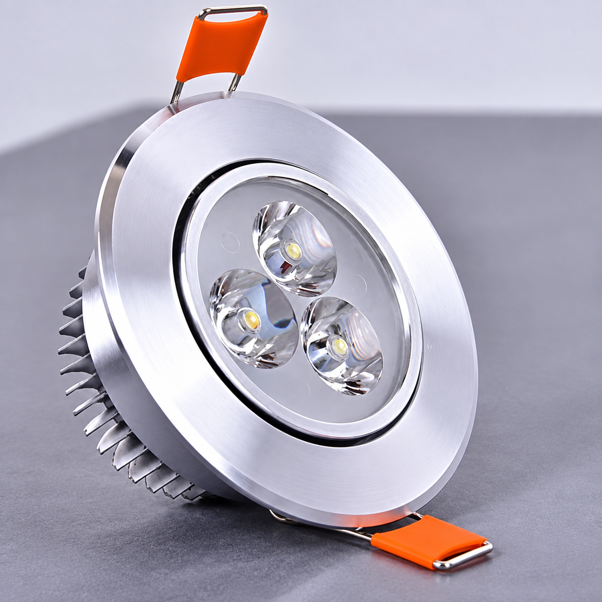 Downlight LED Ceiling Lamp – 3W Recessed Round LED Spotlight, Cool White 6000K, 220V/110V (3W Non-Dimmable Option)