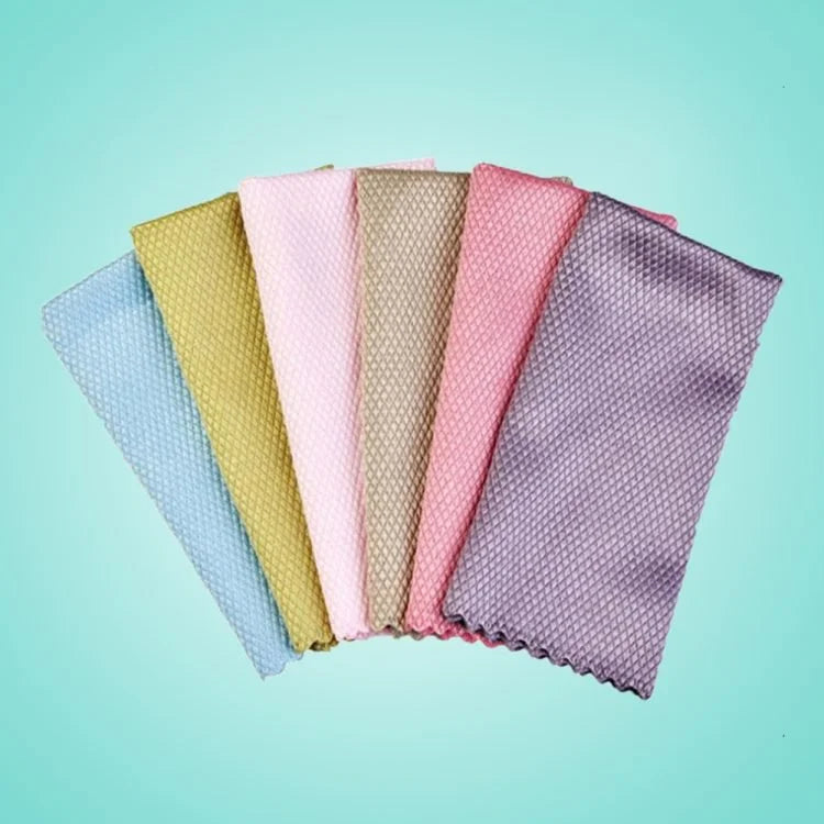 Reusable Microfiber Cleaning Cloth Set (5 PCS) – Ultra Absorbent Kitchen & Dishwasher Cleaning Towels