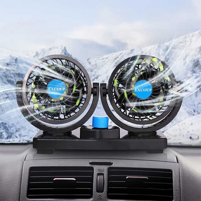 Cigarette Lighter Car Cooling Fan