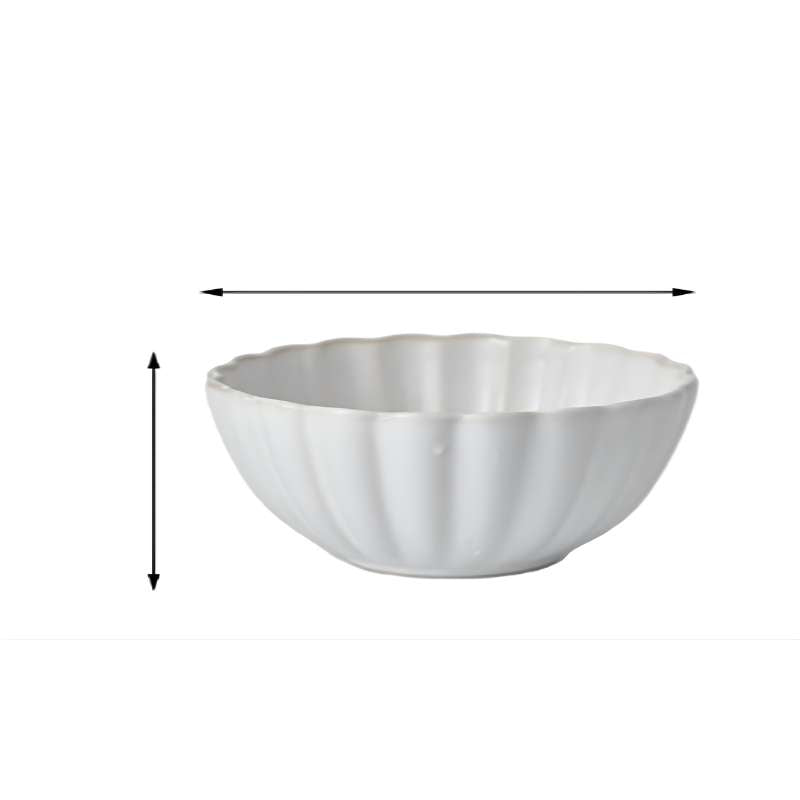Vaisselle classique en céramique blanche – Assiettes creuses rondes – Assiettes à salade et à dessert minimalistes de couleur unie – Vaisselle professionnelle pour restaurant (bol de 4,5 pouces/assiette de 10 pouces/assiette de 8,5 pouces)