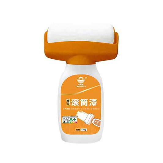 Clean Taste Environmental Protection Wall Paint – Latex Paint for Graffiti Repair & DIY Wall Renovation with Small Roller Brush