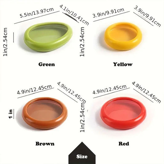 Clear Fruit & Vegetable Crisper Set – 1/4PCS Airtight Storage Containers for Avocado, Onion & More – Reusable, Freezer-Safe, Kitchen Organizer & Food Keeper