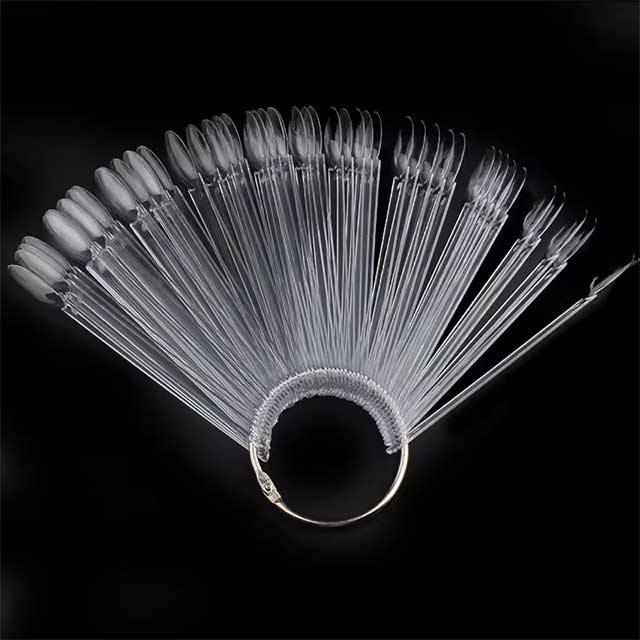 Clear Nail Color Sample Display