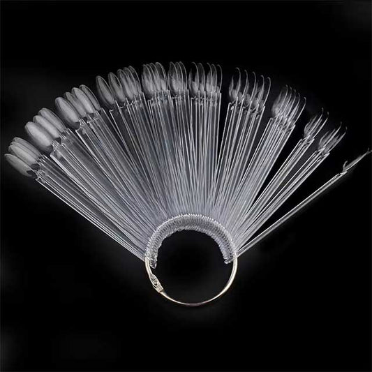 Clear Nail Color Sample Display