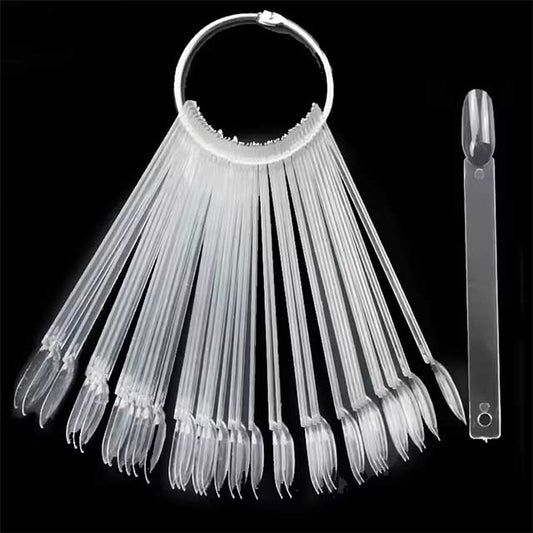 Clear Nail Color Sample Display