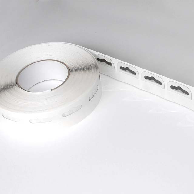 Clear Self-Adhesive Hanger Tabs Roll – Premium Sticky Plastic Tabs for Effortless Closet Organization