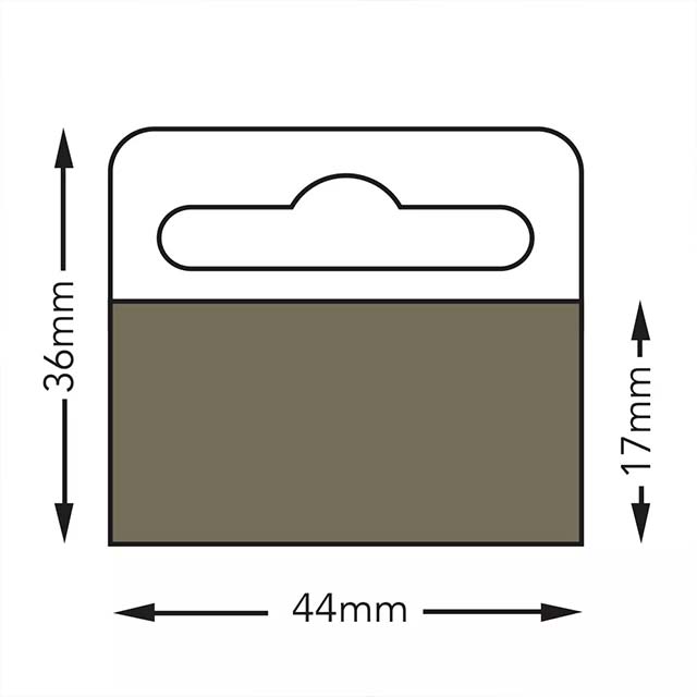 Clear Self-Adhesive Hanger Tabs Roll – Premium Sticky Plastic Tabs for Effortless Closet Organization