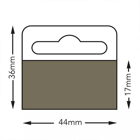 Clear Self-Adhesive Hanger Tabs Roll – Premium Sticky Plastic Tabs for Effortless Closet Organization