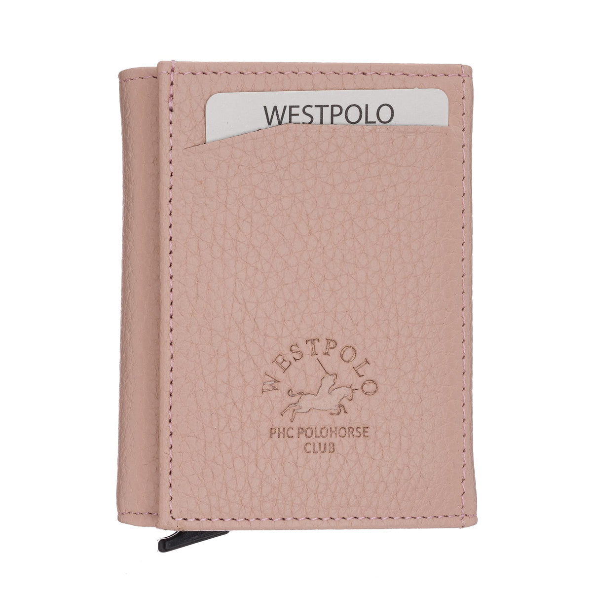 Portefeuille mécanique en cuir véritable Westpolo Safari (5550)