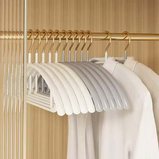 Impregnated Semi-round Coat Hanger Seamless Storage Thick Clothes Brace Non-slip Stainless Steel Clothes Hanging Adult