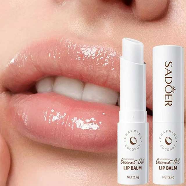 Coconut Lip Balm Stick – Hydrating & Nourishing Lip Moisturizer | Long-Lasting Lip Care for Dry & Chapped Lips | Repairing Cosmetic Lip Treatment
