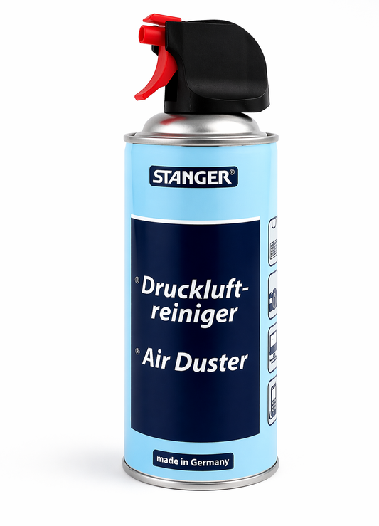 Stanger Air Duster 400ml – Compressed Air Spray Cleaner for Electronics | Dust Removal for PC, Keyboard & Office Equipment