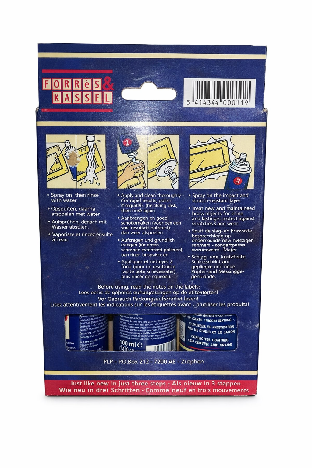 123 Copper & Brass Repair Set – 3-Step Cleaning, Polishing & Protection Kit for Metal Surfaces (Restores Shine & Removes Tarnish)