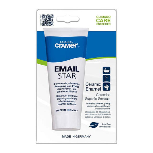 Cramer S203AMZ Ceramic/Enamel Repair Kit for Baths, Sinks &amp; Countertops - Alpine White, with Email Star 2-in-1 Cleaning &amp; Polishing Paste for Enamel Surfaces