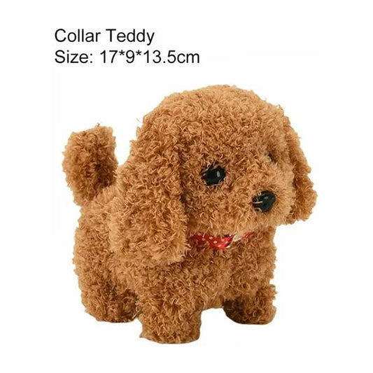 Cute Electric Simulation Dog Plush Toy – Realistic Chow Chow, Poodle, Labrador & Saint Bernard Pet for Kids | Interactive Walking & Barking Puppy Gift